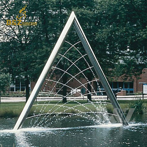 The famous Aston triangle fountain stainless steel fountain amazing fountain DZM 042