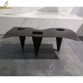 art modern sculpture coffee table black coffee table DZM 057
