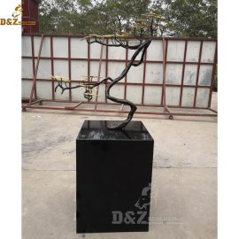 art metal tree sculpture for home DZM 121