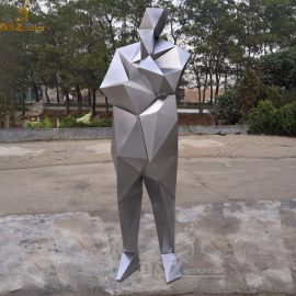 geometric figure abstract statue sculpture for sale Character sculpture DZM 119