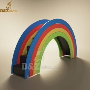 stainless steel metal modern rainbow bridge slide for chlidern DZM 142