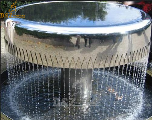 outdoor metal fountain stainless steel pool fountain  pond fountain water feature  DZM 367