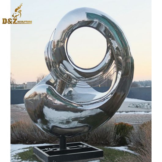 abstract metal sculpture stainless steel sculpture abstract sculpture DZM 272