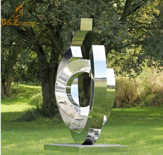 circle sculpture for sale metal garden sculpture for park DZM 261