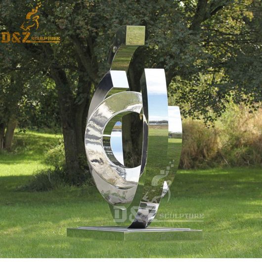 circle sculpture for sale metal garden sculpture for park DZM 261 2