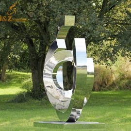 circle sculpture for sale metal garden sculpture for park DZM 261