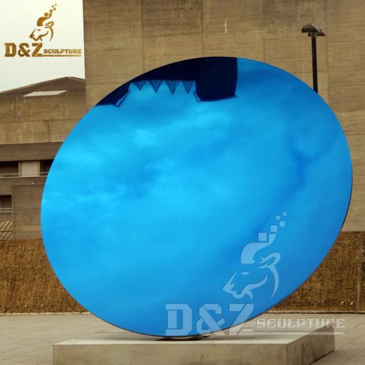 colorful outdoor metal disc sculpture for decor DZM 304