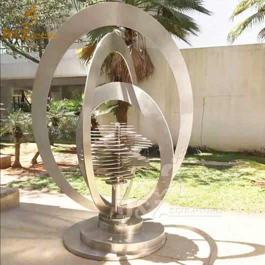 garden sculpture art circle sculpture metal scupture for sale DZM 306