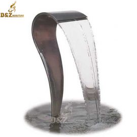 indoor fountain decorations metal stainless steel water fountain DZM 356