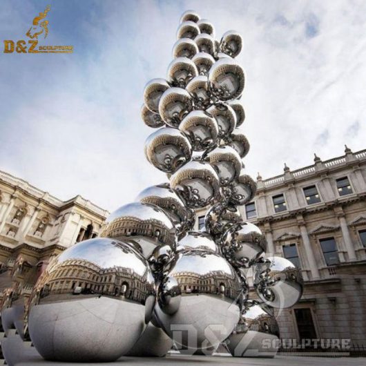 large ball sculptures for garden metal sculpture for outdoor decor DZM 426
