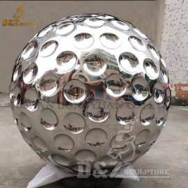metal sphere for garden large modern sculpture for decor DZM 381