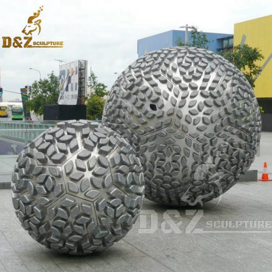 metal yard art outdoor statues for sale art sphere sculpture DZM 396