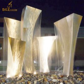 modern outdoor water fountain larger fountain sculpture DZM 374