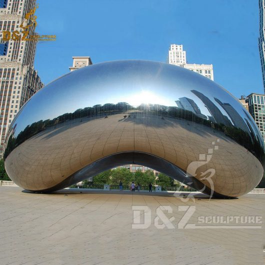 art ball sculpture for decor stainless steel sculpture mirror finishing DZM 438