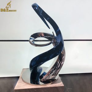 hot sale metal stainless steel abstract sculpture for garden decorative 