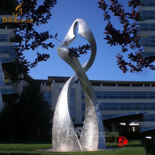 metal art line sculpture abstract sculpture for outdoor decorative DZM 462