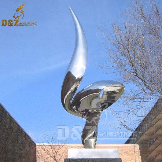 abstract sculpture modern stainless steel sculpture art design DZM 551
