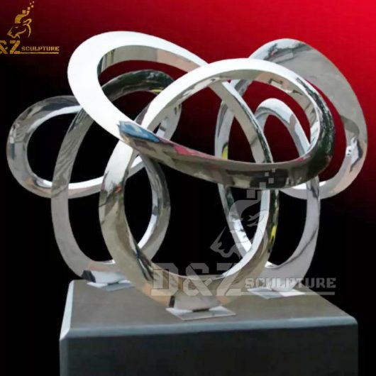 stainless steel sculpture art design modern abstract sculpture for sale DZM 529