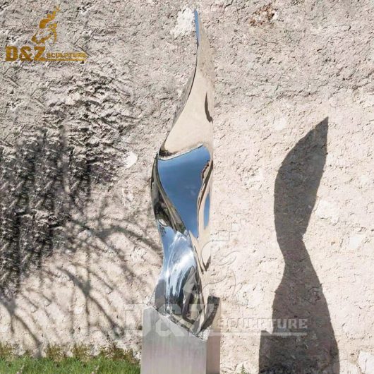 stainless steel sculpture modern art design abstract sculpture design DZM 553