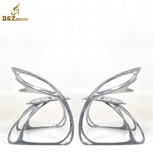 stainless steel chair art design for home Butterfly chair DZM 659 2