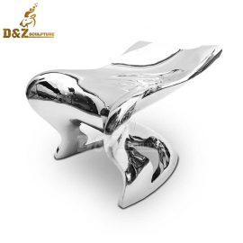 art deco chair stainless steel mirror finishing home decorative DZM 711