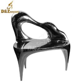 art design chair made of stainless steel sculpture for sale DZM 668