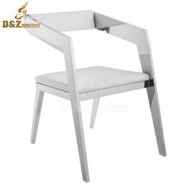 art modern chair sculpture stainless steel sculpture for home DZM 669