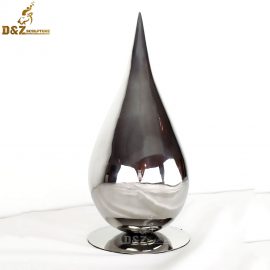 stainless steel a drop of water sculpture for sale art modern design DZM 681