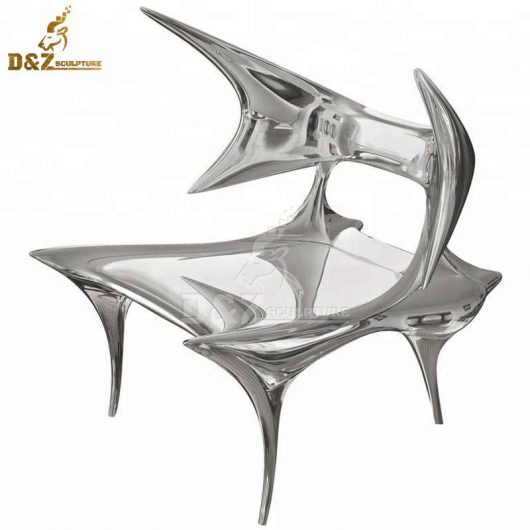 stainless steel art design modern chair for home use and decor DZM 713