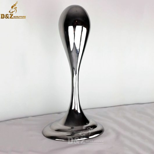 stainless steel art modern sculpture for sale mirror metal art design garden DZM 700