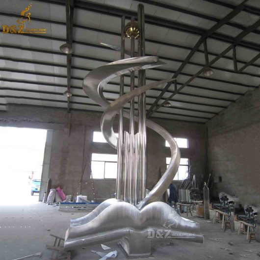 stainless steel sculpture urban sculpture for art design modern sculpture DZM 755