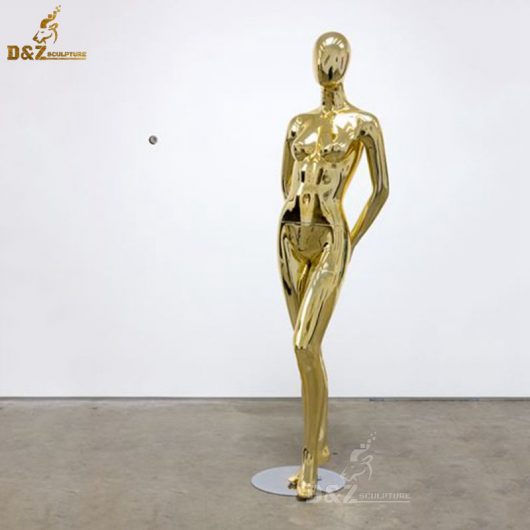 art modern sculpture stainless steel art figure sculpture metal sculpture DZM 786