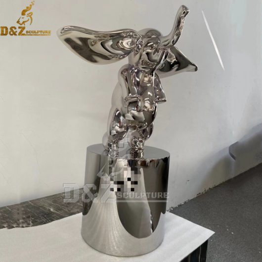 stainless steel absrtact elephant sculpture for art design indoor decor DZM 823 (2)