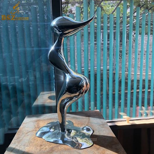 stainless steel sculpture art modern sculpture metal design figure for sale DZM 785