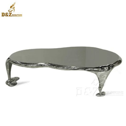 stainless steel sculpture art table abstract sculpture for art design DZM 777