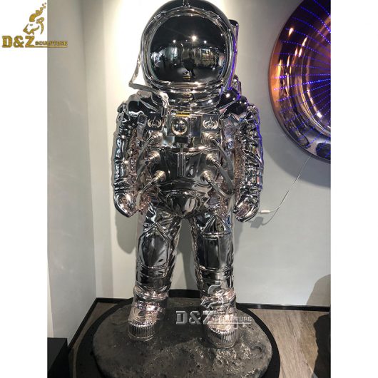 stanless steel figure astronauts sculpture metal art abstract sculpture DZM 805 (2)