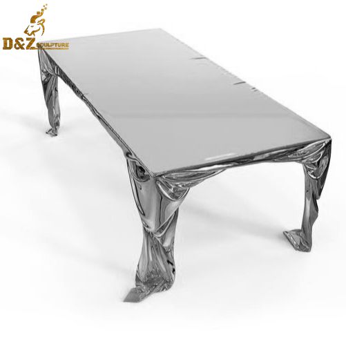 stainless steel sculpture art modern design table sculpture for sale DZM 861