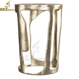 metal outdoor tall small round side table for home use DZM 1003