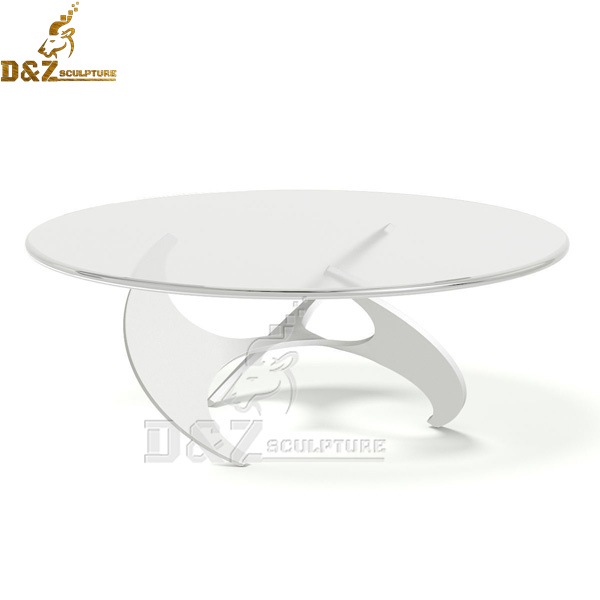 metal round art table sculptures home decor stainless steel art for home DZM 997