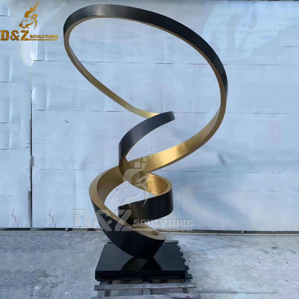 large metal garden sculpture abstract art modern wire sculpture for sale DZM 1016