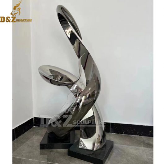 stainless steel sculpture art modern garden abstract sculpture for sale DZM 1057 (1)