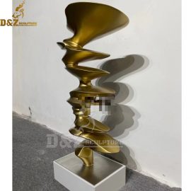 stainless steel sculpture art modern abstract art wind sculpture for garden DZM 1211 (1)