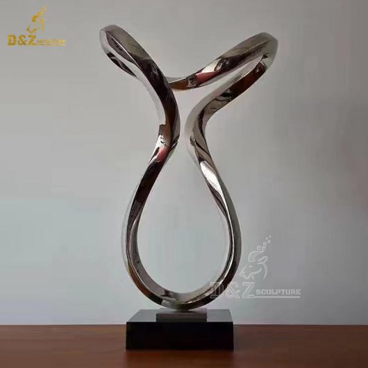 stainless steel scullpture art modern outdoor design for sale DZM 1228
