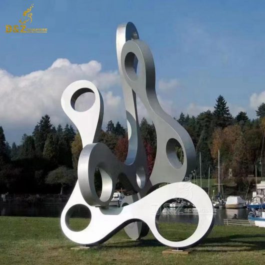 abstract art metal modern sculpture stainless steel art sculpture for sale DZM 1252
