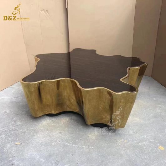 stainless steel abstract art modern table sculpture modern design for sale DZM 1265