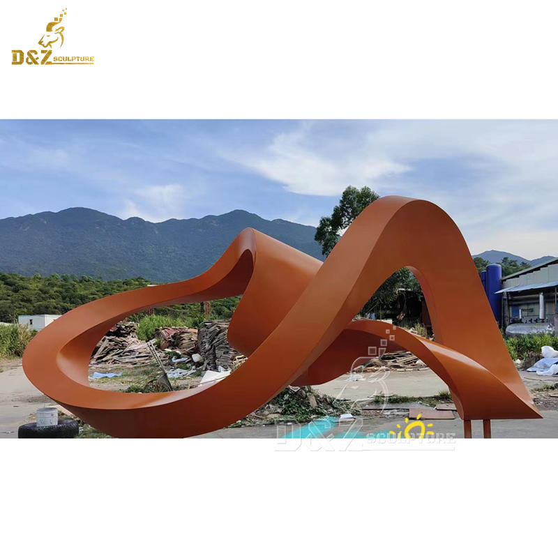 stainless steel colorful abstract garden modern sculpture for sale DZM 1275
