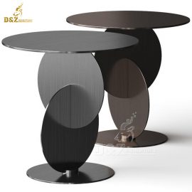 stainless steel art table sculpture modern metal art sculpture for sale DZM 1282