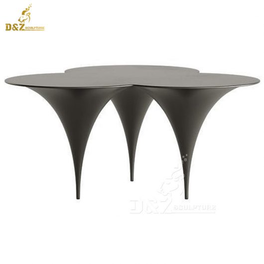 stainless steel art table sculpture modern metal art sculpture for sale DZM 1282