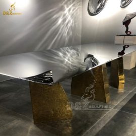 stainless steel art modern table sculpture side table for sale DZM 1370