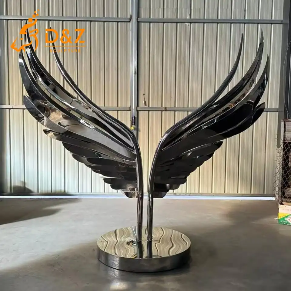 angel wings sculpture